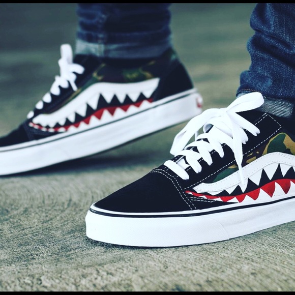 bape vans high top